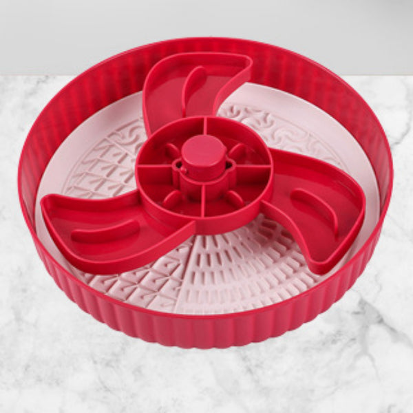 KFX-4848701 Rotating Pet Licking Mat with Anti-Choke Silica Gel Feeding Pad - Multiple Colors Available