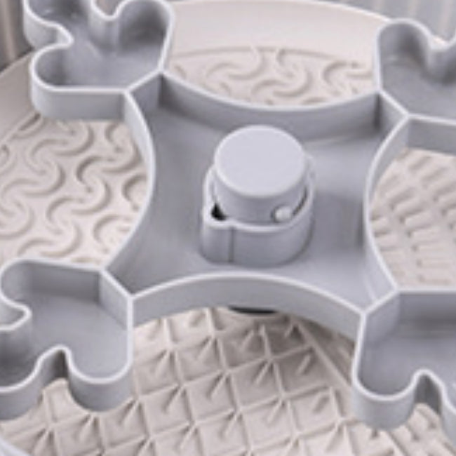 KFX-4848701 Rotating Pet Licking Mat with Anti-Choke Silica Gel Feeding Pad - Multiple Colors Available