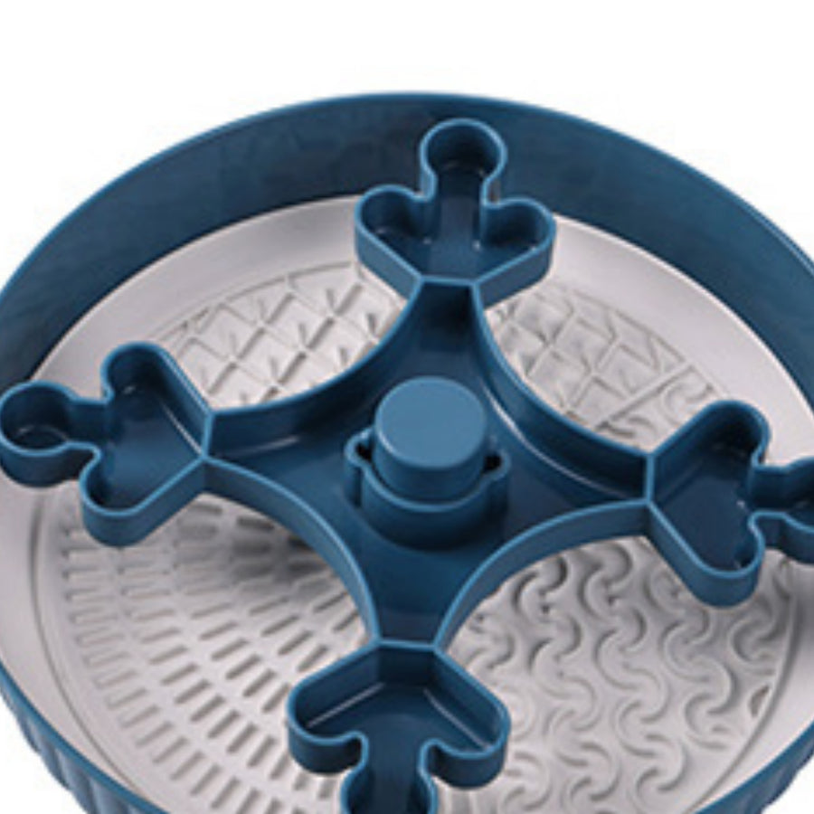 KFX-4848701 Rotating Pet Licking Mat with Anti-Choke Silica Gel Feeding Pad - Multiple Colors Available