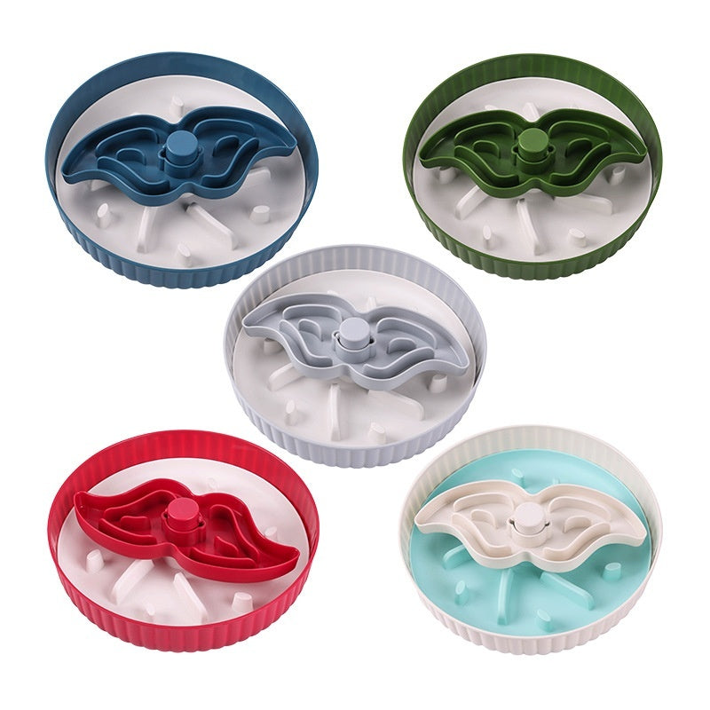 KFX-4848701 Rotating Pet Licking Mat with Anti-Choke Silica Gel Feeding Pad - Multiple Colors Available