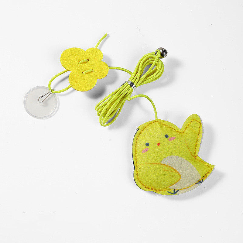 KFX-4849725 Funny Cat Stick with Elastic Rope and Self-healing Plush Toys - 165cm Length, Multiple Color Options