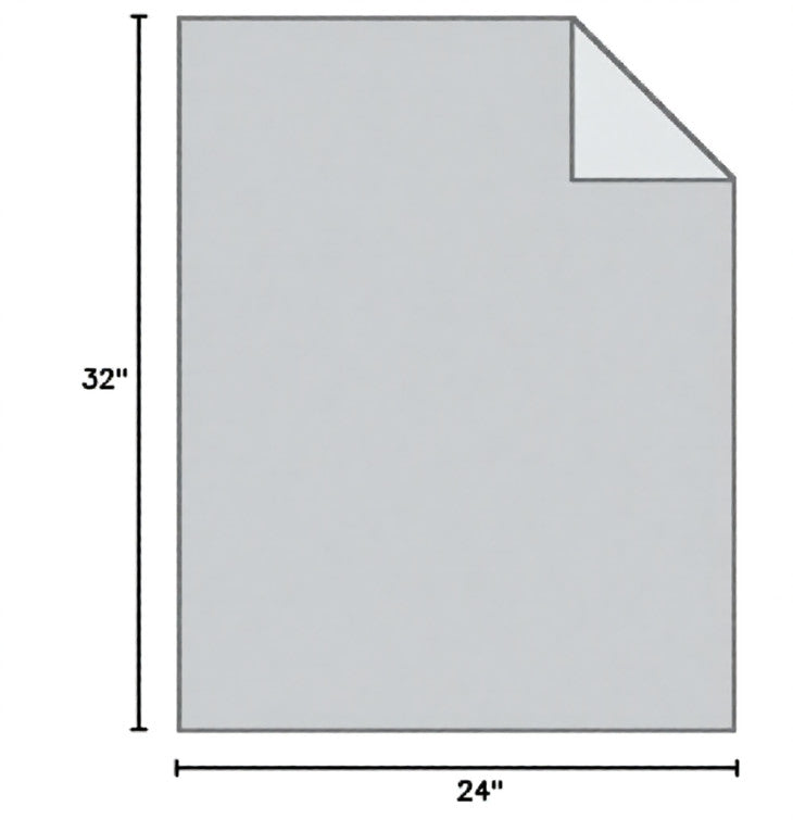 KFX-4851517 Washable Dog Anxiety Blanket - Soft Polyester, Available in Gray, Dark Blue, and Gray-Blue, 81.3 x 61 cm