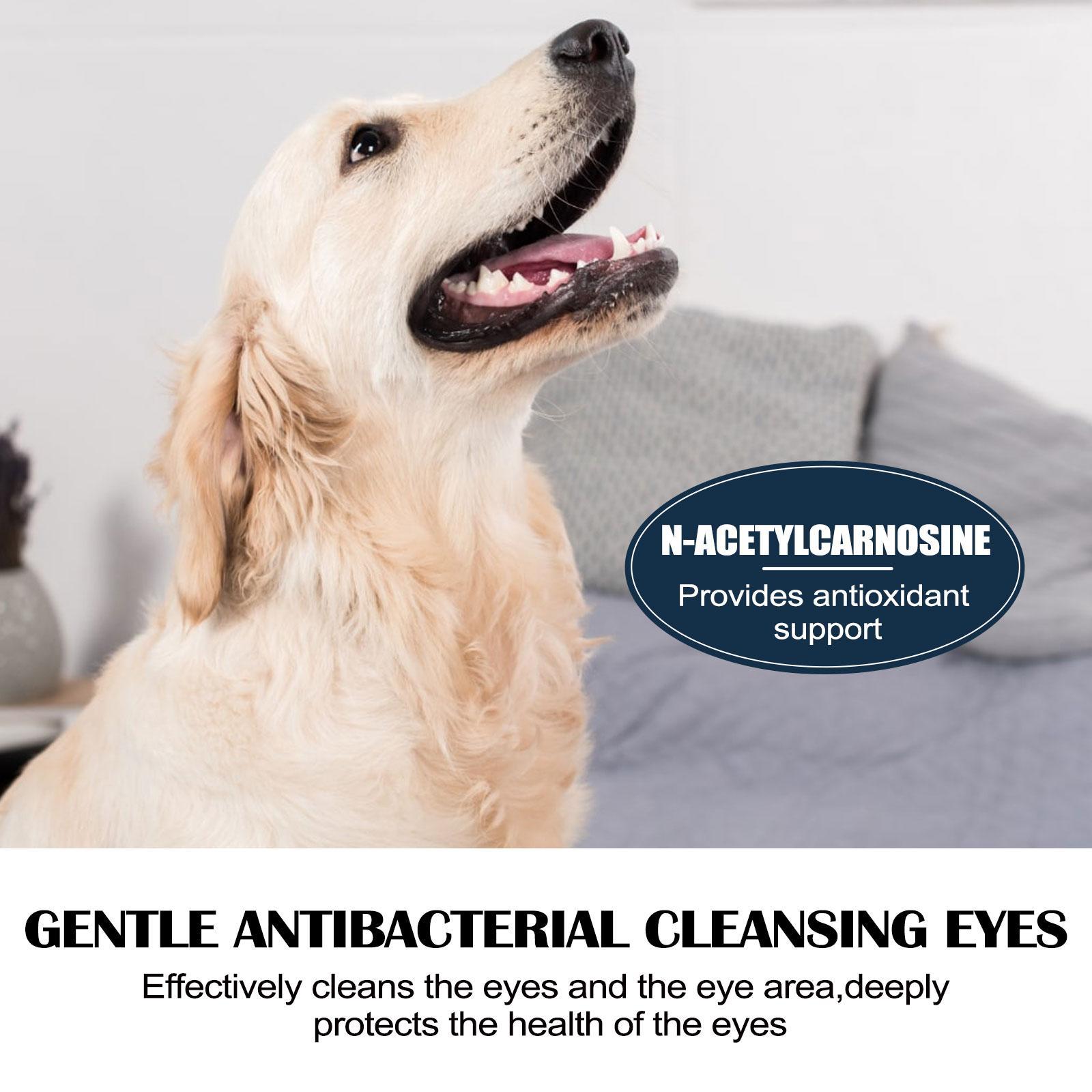 KFX-4852541 Pet Eye Drops for Cats and Dogs – Reduce Tear Marks, Soothe Itchy Eyes, and Clean Eye Area