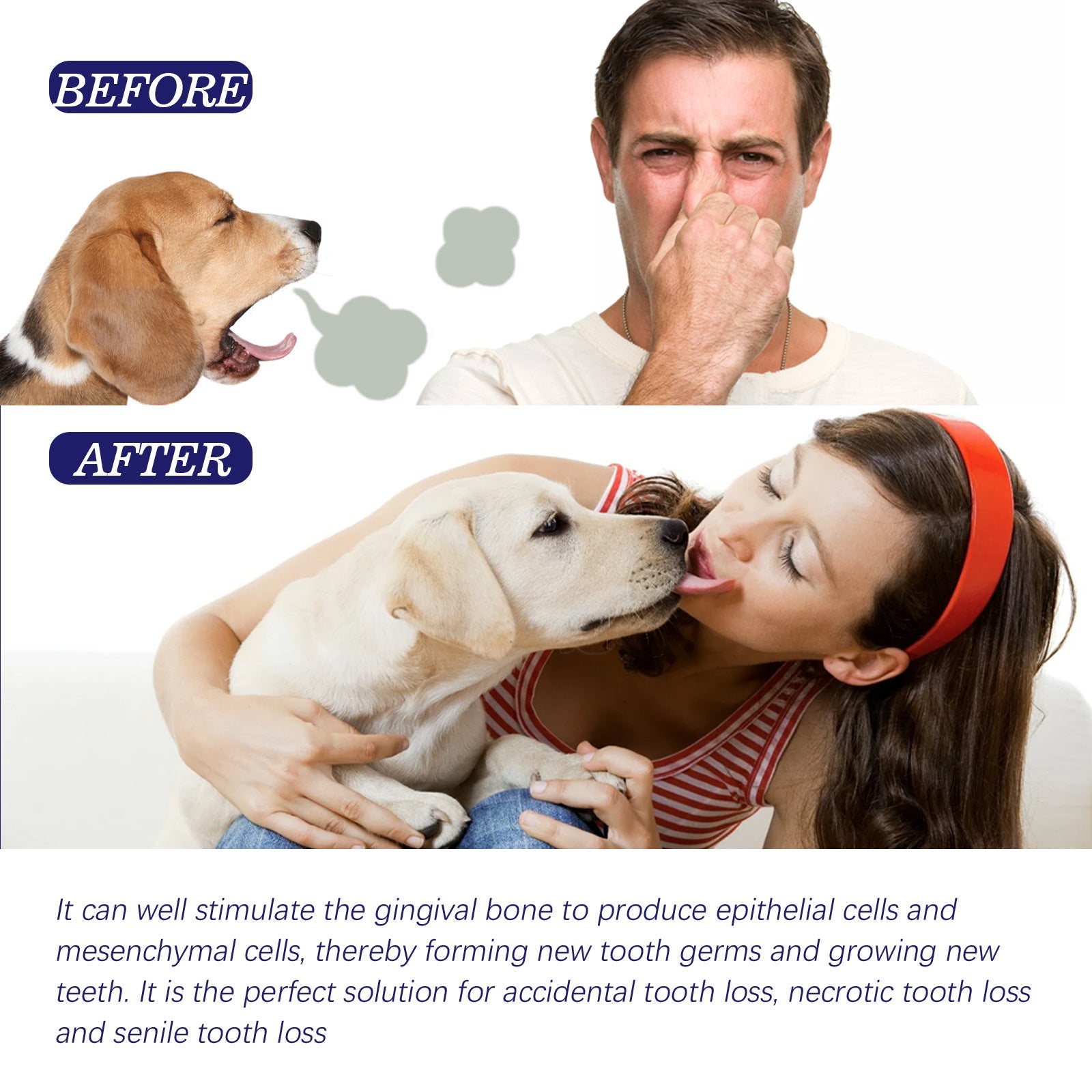 KFX-4856253 Pet Oral Cleansing Cream for Dogs and Cats - 50g Odor Neutralizing Toothpaste