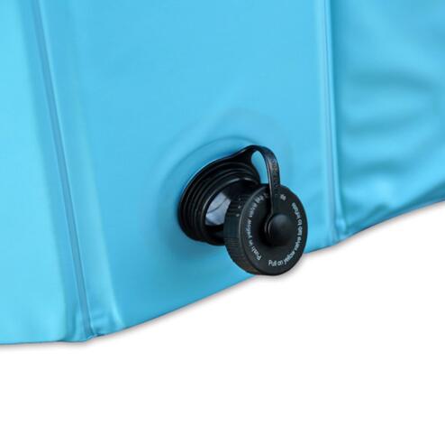 KFX-4858301 Foldable Large Dog Swimming Pool - Portable Dog Bath with Non-Slip Bottom and Quick Drainage