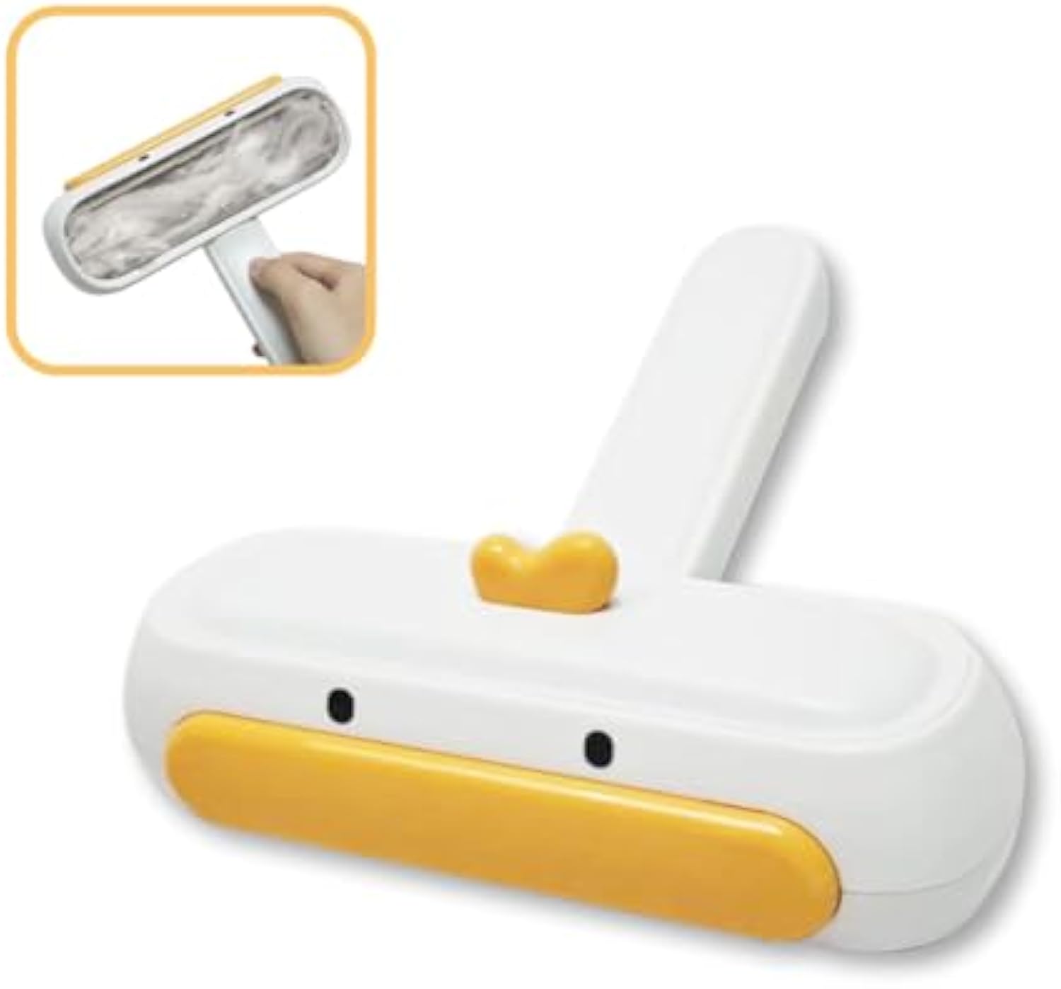 KFX-4863677 Portable Pet Hair Remover with Cute Design for Effortless Fur Removal on Any Surface