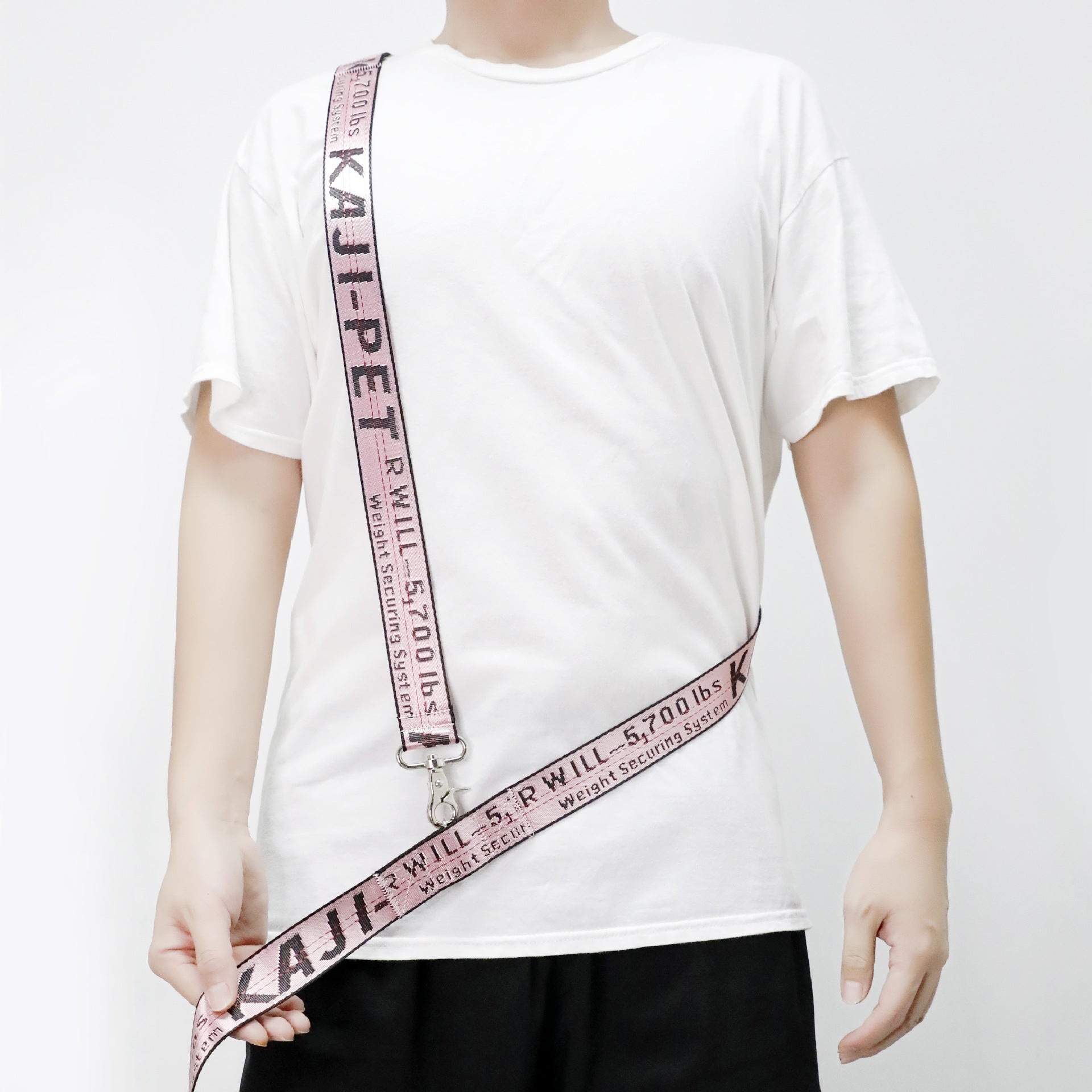 KFX-4865981 Multifunctional Pet Shoulder Belt with Traction Rope - Durable Nylon, Adjustable Length, Various Colors