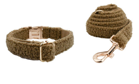 KFX-4867645 Brown Pet Supplies Three-Piece and Four-Piece Rope and Bow Pet Necklet Set