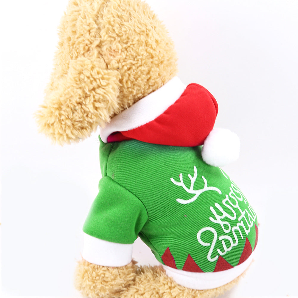 KFX-4874301 Flannel Transformation Clothes for Pets - Warm Coral Fleece Outfit for Dogs and Cats