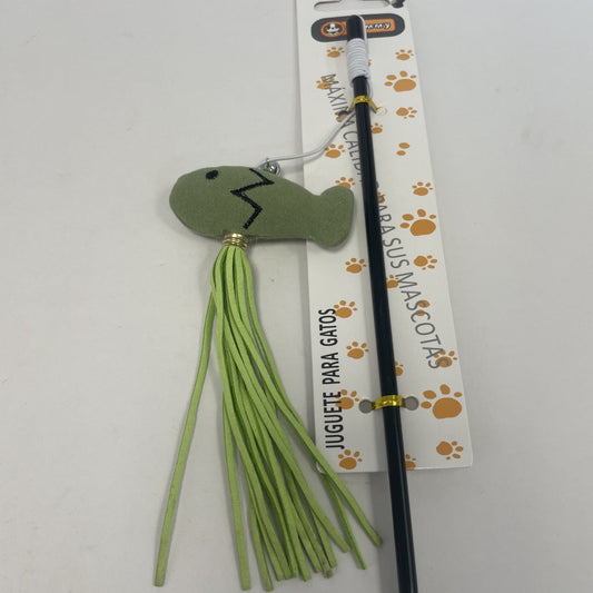 KFX-4878525 Interactive Cat Fishing Rod Teaser Toy for Engaging Playtime