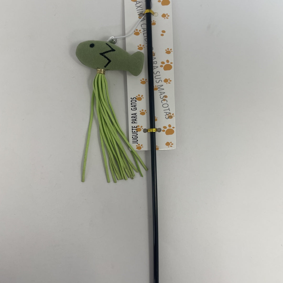 KFX-4878525 Interactive Cat Fishing Rod Teaser Toy for Engaging Playtime