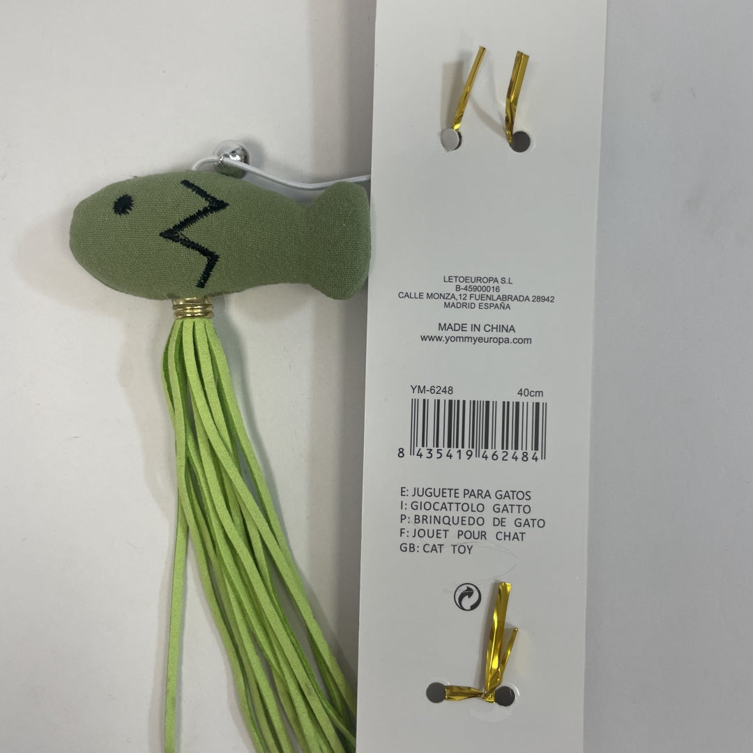 KFX-4878525 Interactive Cat Fishing Rod Teaser Toy for Engaging Playtime