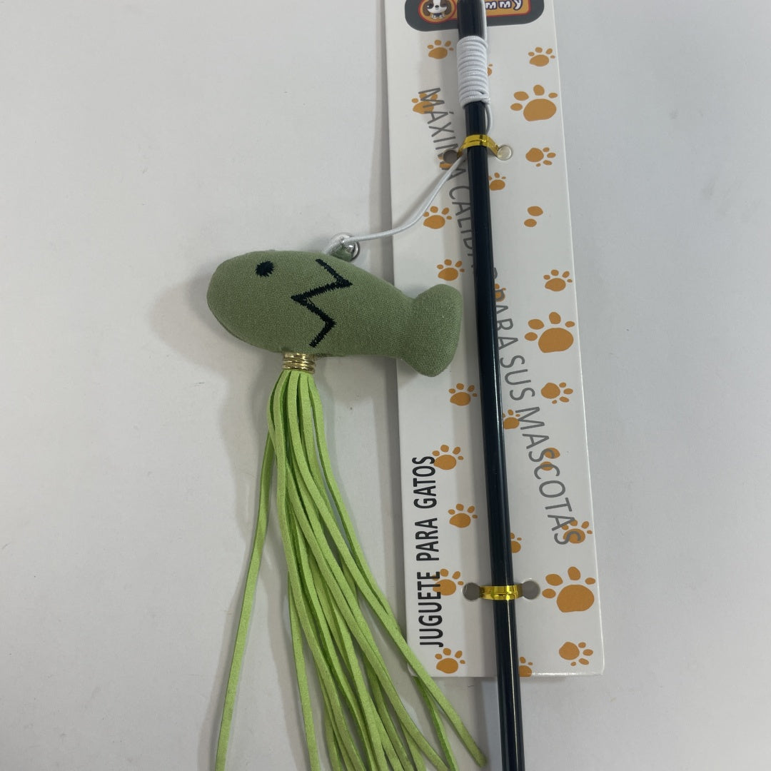 KFX-4878525 Interactive Cat Fishing Rod Teaser Toy for Engaging Playtime