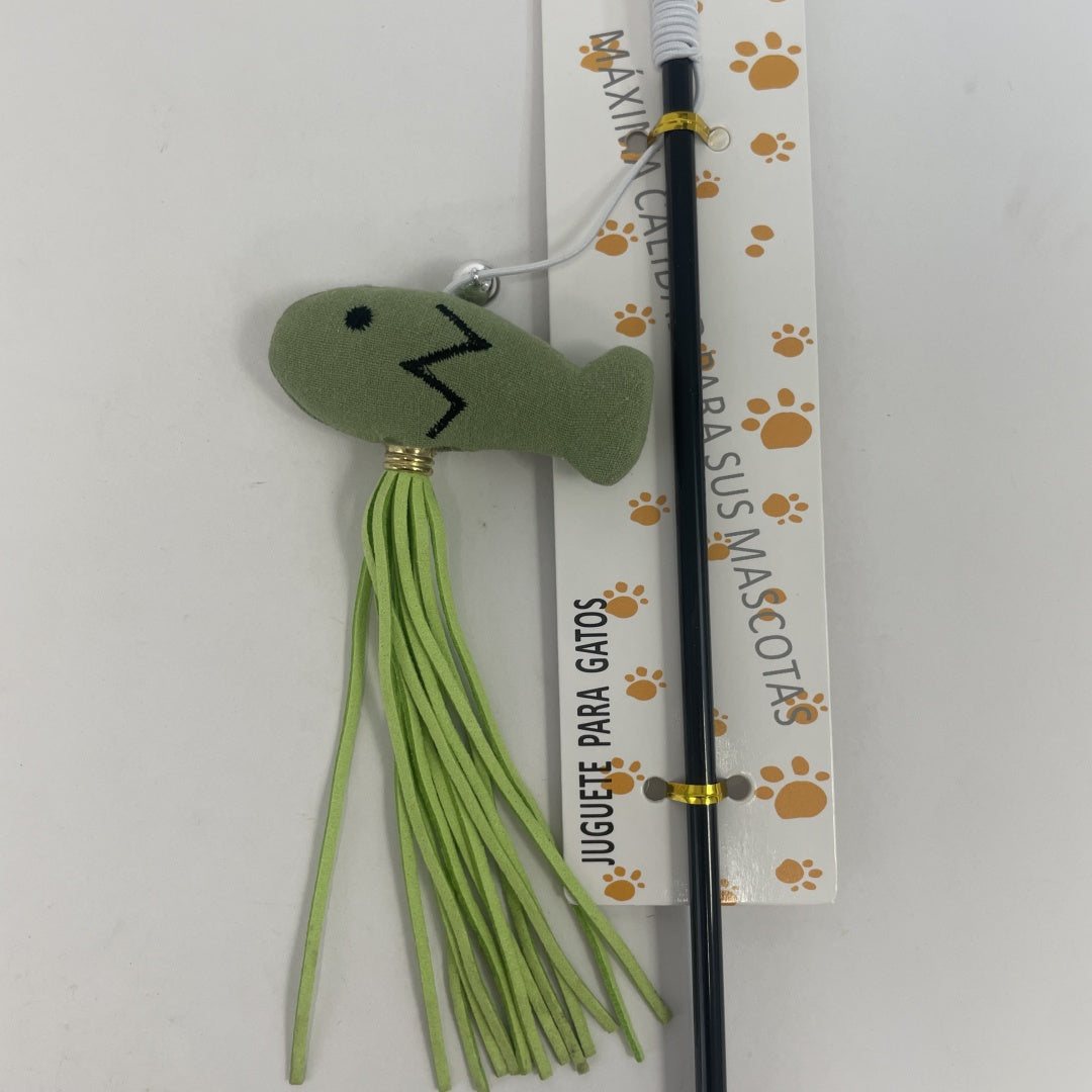 KFX-4878525 Interactive Cat Fishing Rod Teaser Toy for Engaging Playtime