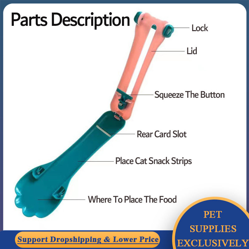 KFX-4879165 Pet Food Scoop and Dispenser for Cats and Dogs – Perfect for Treats, Liquids, and Cereal