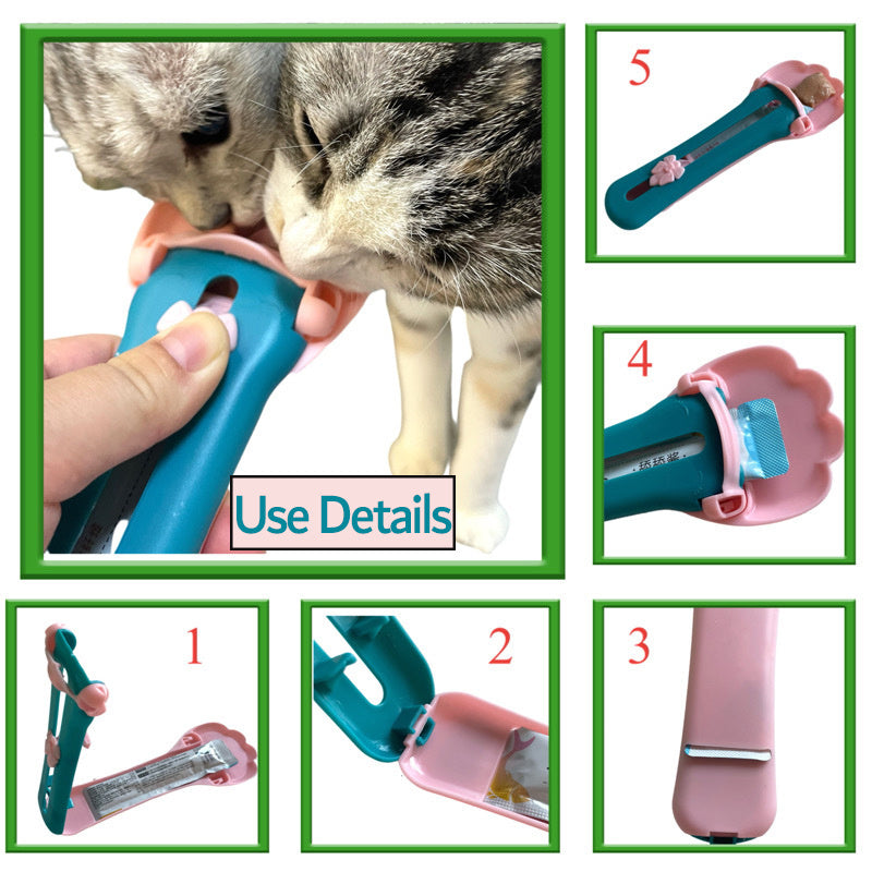 KFX-4879165 Pet Food Scoop and Dispenser for Cats and Dogs – Perfect for Treats, Liquids, and Cereal