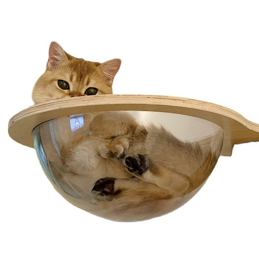 KFX-4879293 DIY Acrylic Cat Climbing Frame with Connectors and Modular Accessories