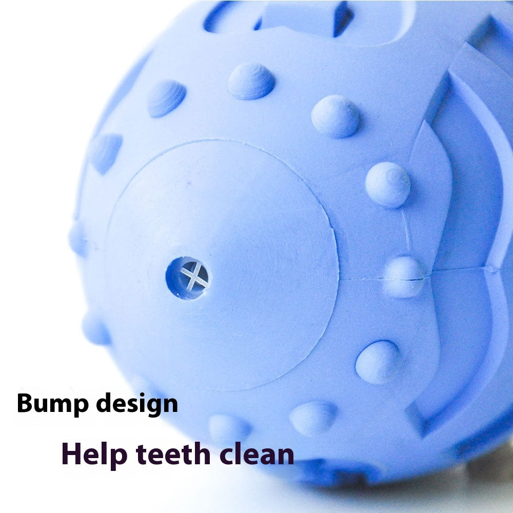 KFX-4880317 Interactive Bite-Resistant Pet Training Ball for Teeth Cleaning & Play