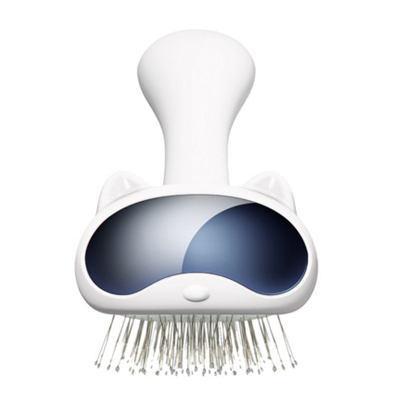 KFX-4889021 Pet Grooming Comb with Long and Short Needle Design for Gentle Hair Detangling and Skin Protection