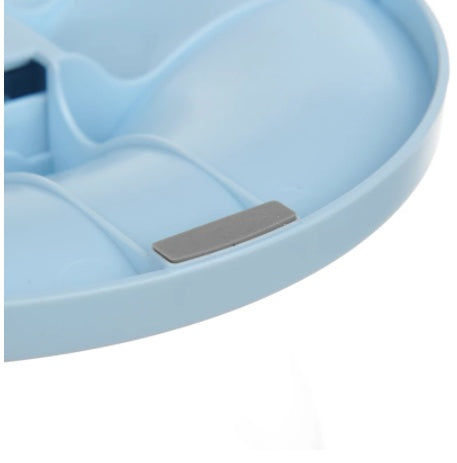 KFX-4889405 Adjustable Three-Angle Cat Bowl - Small Size in White, Pink, and Blue