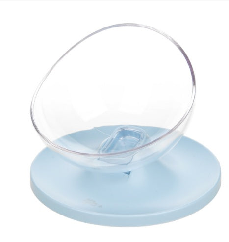 KFX-4889405 Adjustable Three-Angle Cat Bowl - Small Size in White, Pink, and Blue
