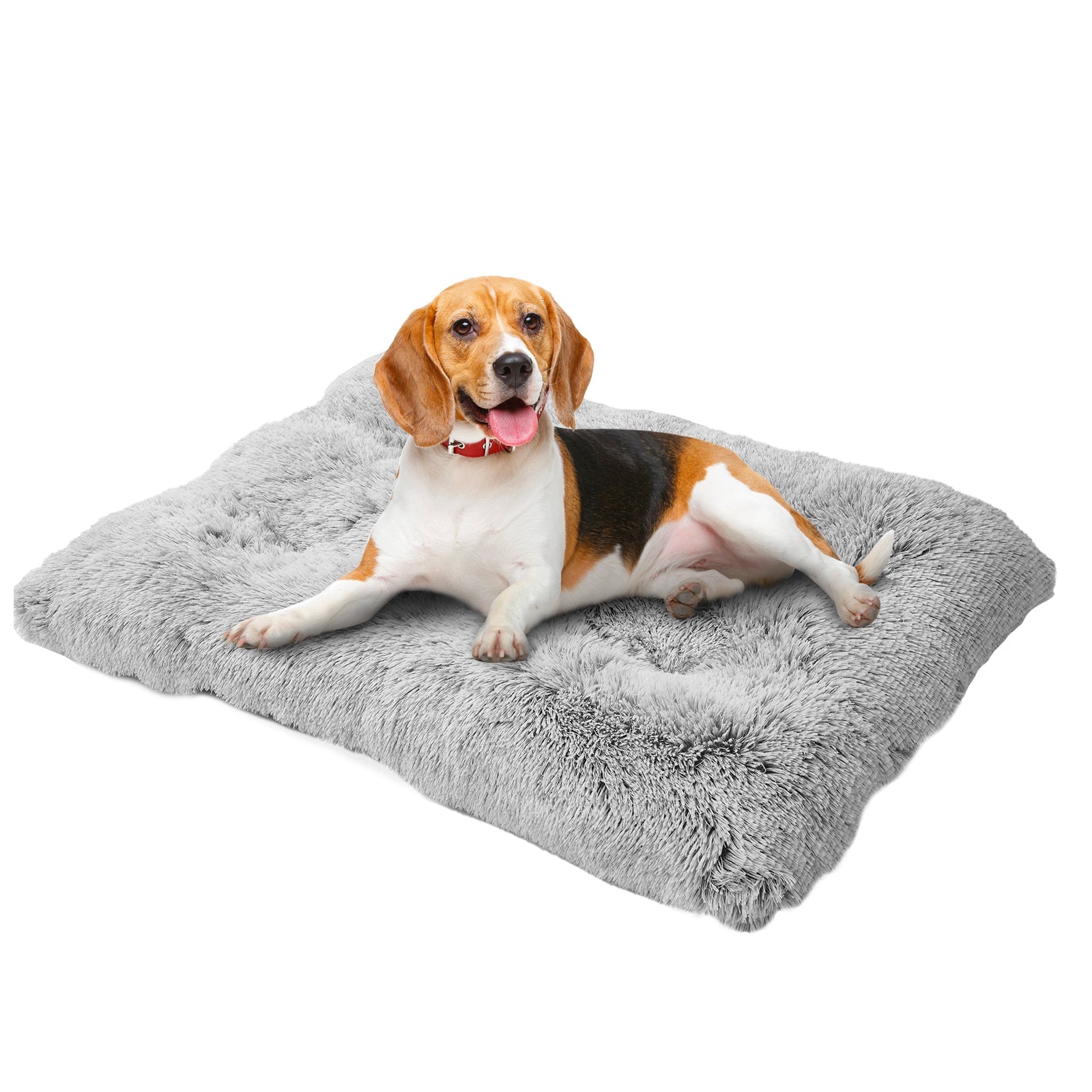 KFX-4890685 Plush Portable Large Dog Sofa Bed - Washable Pet Kennel with Sleep Protector