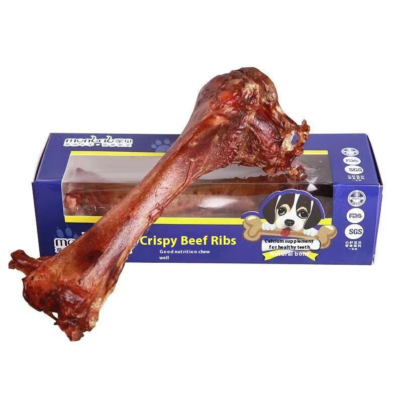 KFX-4891837 Long Lasting Beef Marrow Bone Dog Snacks - Small, Medium, Large Sizes Available