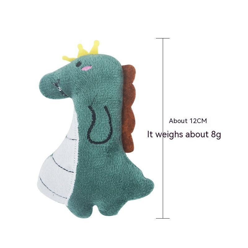 KFX-4892861 Cat Plush Toy with Catnip - Bite-Resistant Interactive Animal Design, Various Colors Available