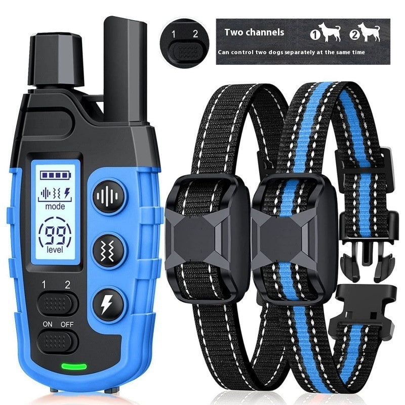 KFX-4895165 Automatic Anti-Bark Device with Remote Control and Electric Shock Collar for Dog Training
