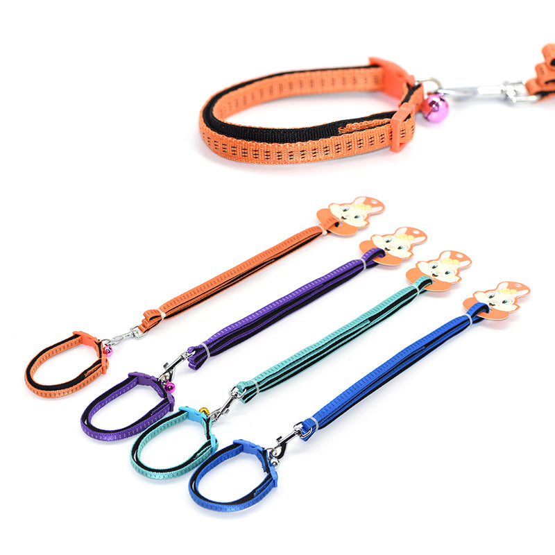 KFX-4898749 Nylon Foam Cotton Traction Belt for Small and Medium Dogs - Adjustable Neck Sizes 22-57 cm