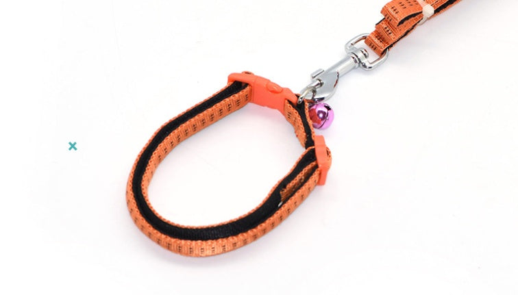 KFX-4898749 Nylon Foam Cotton Traction Belt for Small and Medium Dogs - Adjustable Neck Sizes 22-57 cm