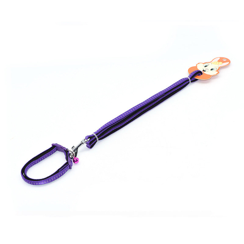 KFX-4898749 Nylon Foam Cotton Traction Belt for Small and Medium Dogs - Adjustable Neck Sizes 22-57 cm