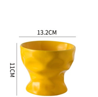 KFX-4899133 Ceramic Cat and Dog Bowl with Cervical Spine Protection - Available in Multiple Colors