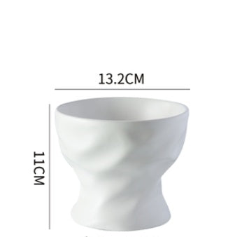 KFX-4899133 Ceramic Cat and Dog Bowl with Cervical Spine Protection - Available in Multiple Colors
