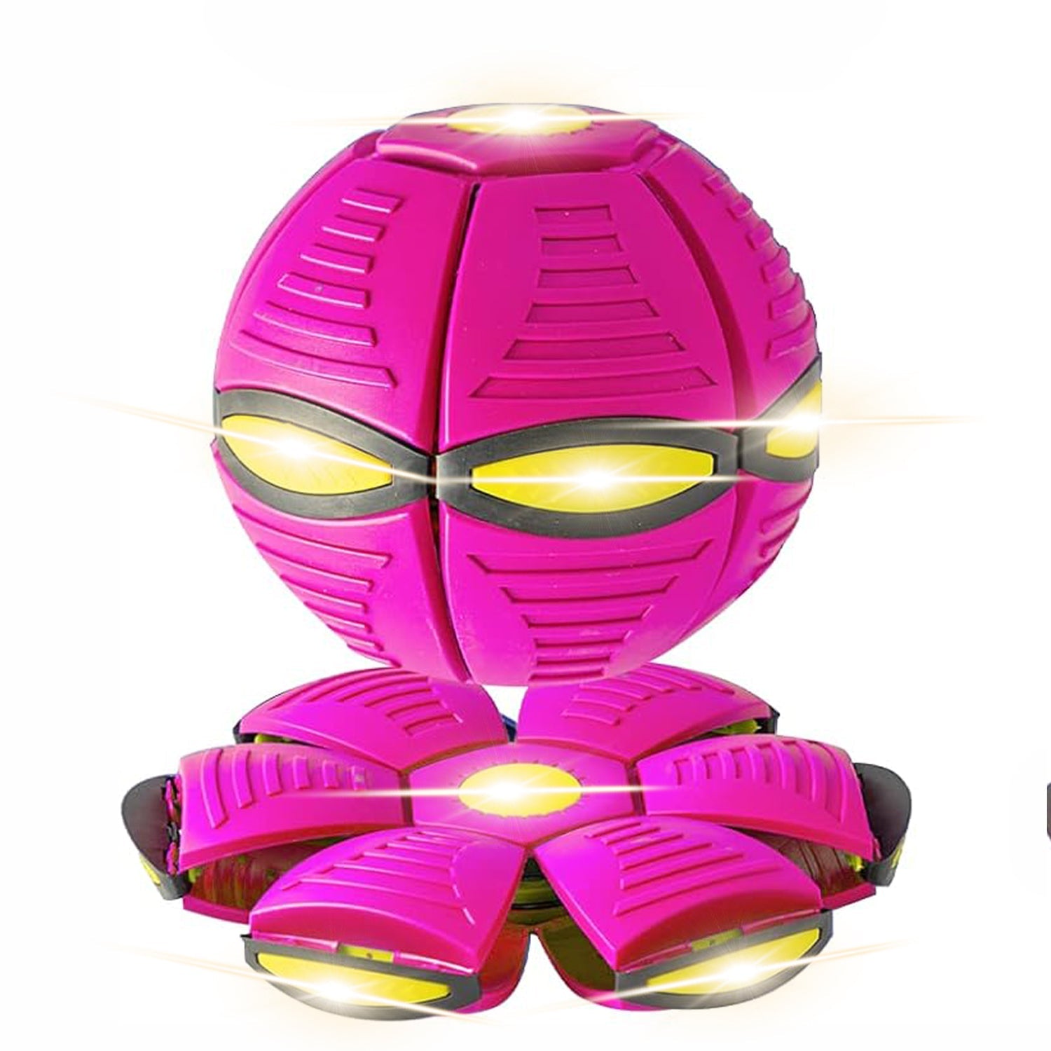 KFX-4902205 Magic Flying Saucer Ball with Lights for Dogs and Kids - Interactive Outdoor Toy