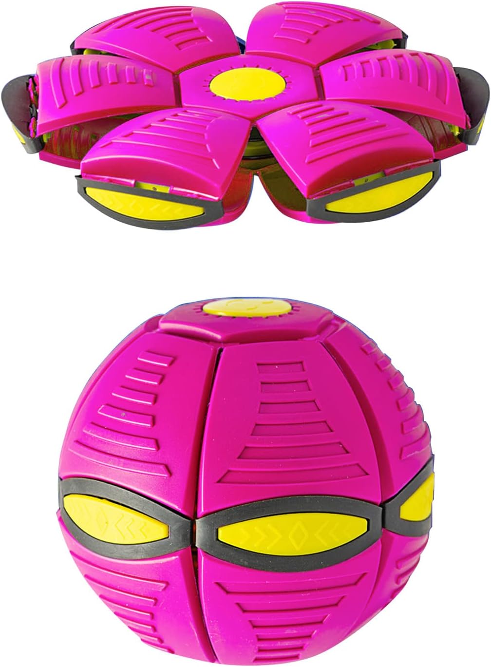 KFX-4902205 Magic Flying Saucer Ball with Lights for Dogs and Kids - Interactive Outdoor Toy