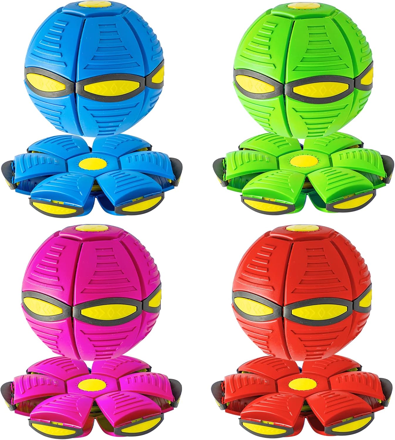 KFX-4902205 Magic Flying Saucer Ball with Lights for Dogs and Kids - Interactive Outdoor Toy