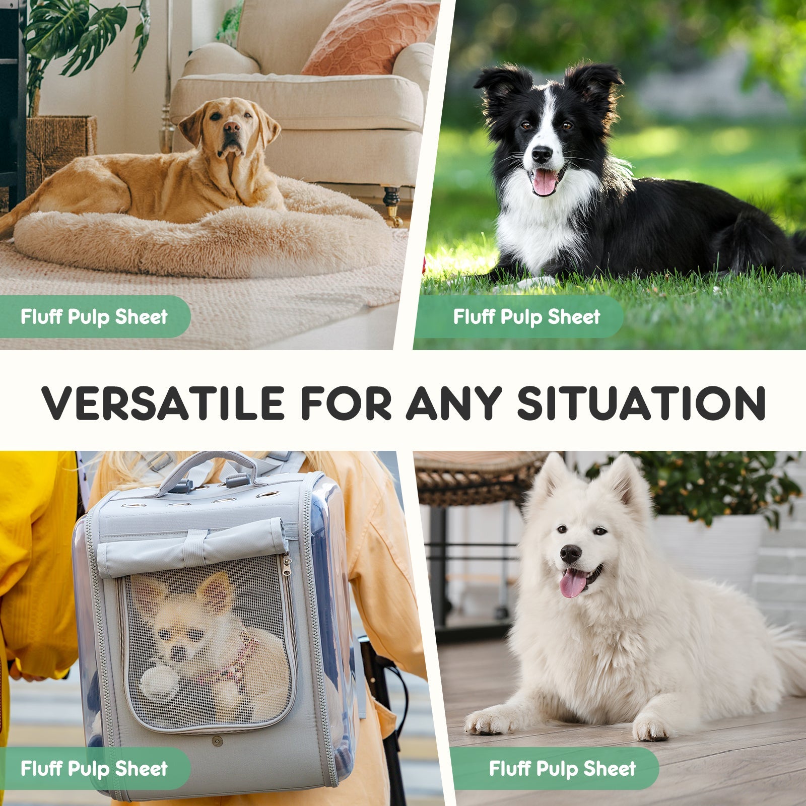 KFX-4902589 Leak-Proof Quick-Drying Absorbent Puppy Pads - Multiple Sizes Available