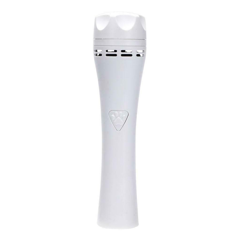 KFX-4902717 Pet Vacuum Electric Nail Polisher with Plastic and Metal Grinding Heads - 3.7V Rechargeable Nail Trimmer for Pets