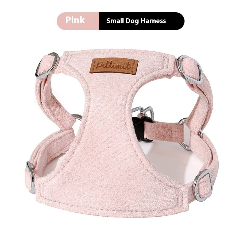KFX-4903997 Puppy Hand-Holding Rope Vest with Adjustable Chest Strap and Traction Rope in Multiple Colors