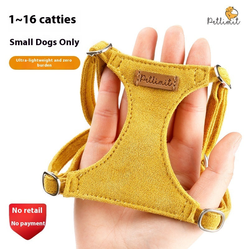 KFX-4903997 Puppy Hand-Holding Rope Vest with Adjustable Chest Strap and Traction Rope in Multiple Colors