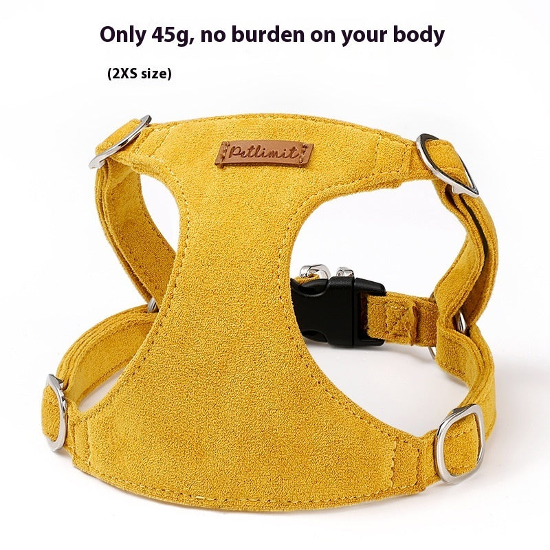 KFX-4903997 Puppy Hand-Holding Rope Vest with Adjustable Chest Strap and Traction Rope in Multiple Colors