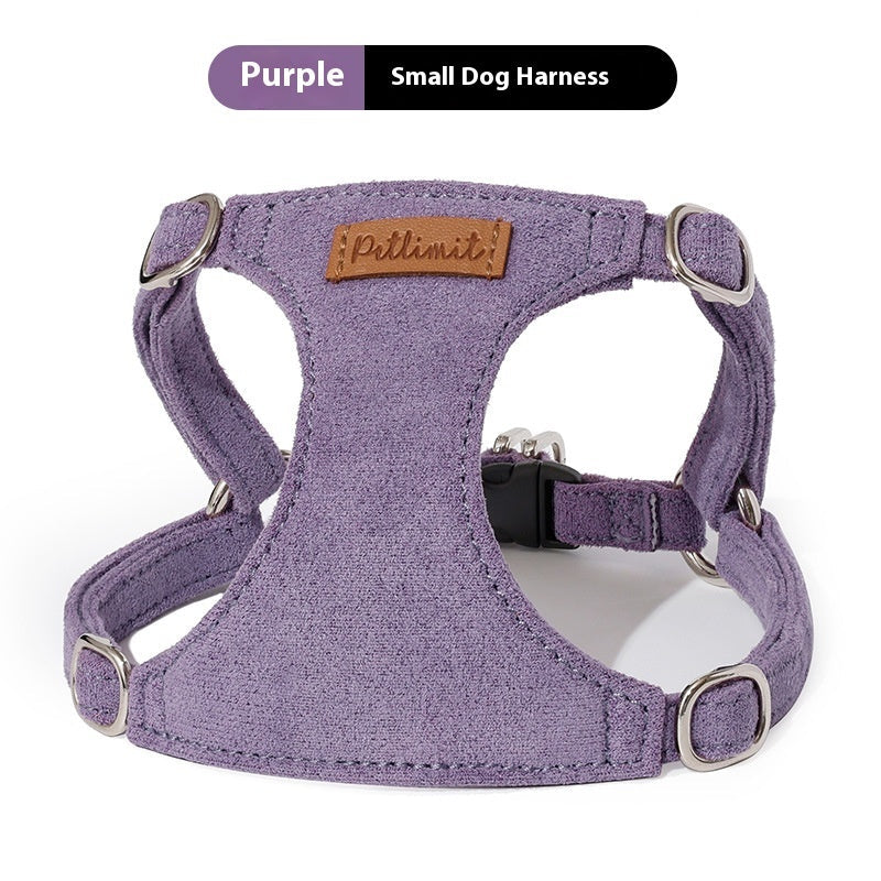 KFX-4903997 Puppy Hand-Holding Rope Vest with Adjustable Chest Strap and Traction Rope in Multiple Colors