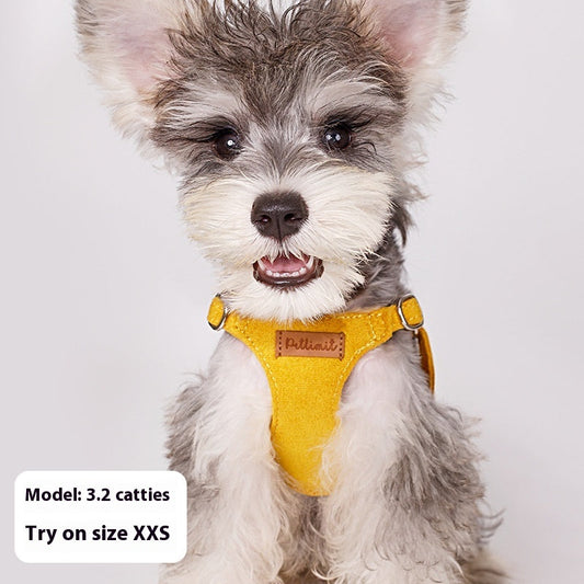 KFX-4903997 Puppy Hand-Holding Rope Vest with Adjustable Chest Strap and Traction Rope in Multiple Colors