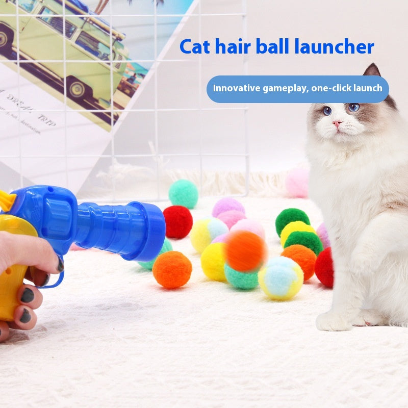 KFX-4905533 Plush Launching Toy Balls for Interactive Pet Play - Variety Packs Available
