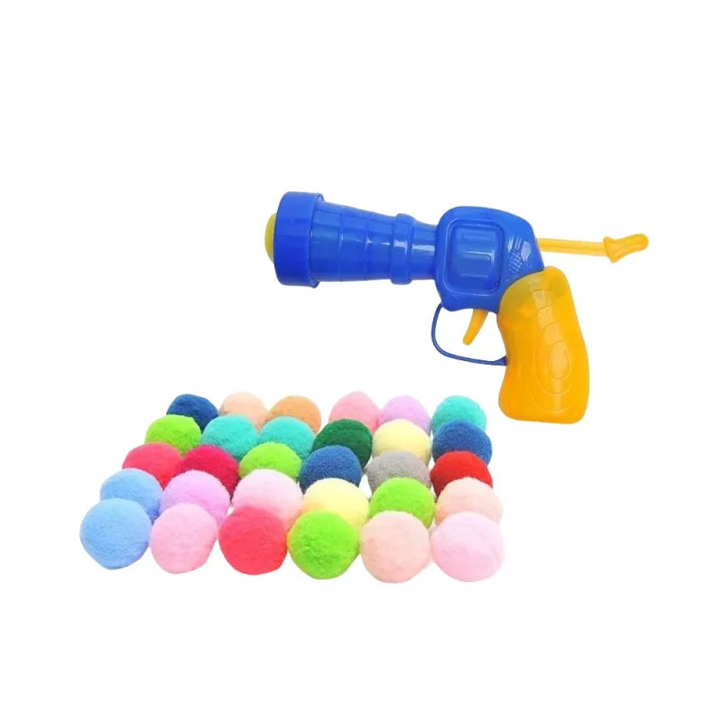 KFX-4905533 Plush Launching Toy Balls for Interactive Pet Play - Variety Packs Available