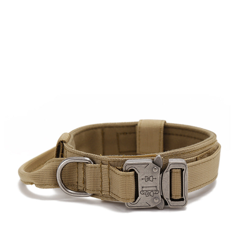 KFX-4906685 Adjustable Tactical Dog Collar in Monochrome Colors - Available in M, L, XL