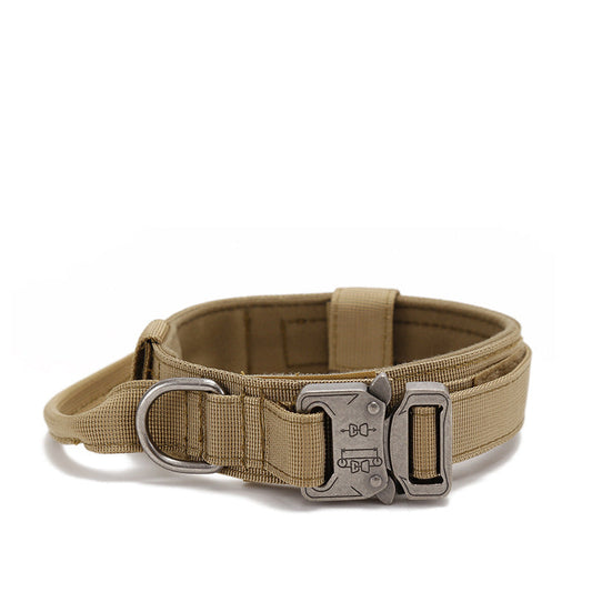 KFX-4906685 Adjustable Tactical Dog Collar in Monochrome Colors - Available in M, L, XL