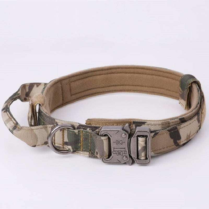 KFX-4906685 Adjustable Tactical Dog Collar in Monochrome Colors - Available in M, L, XL