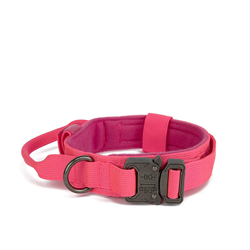 KFX-4906685 Adjustable Tactical Dog Collar in Monochrome Colors - Available in M, L, XL
